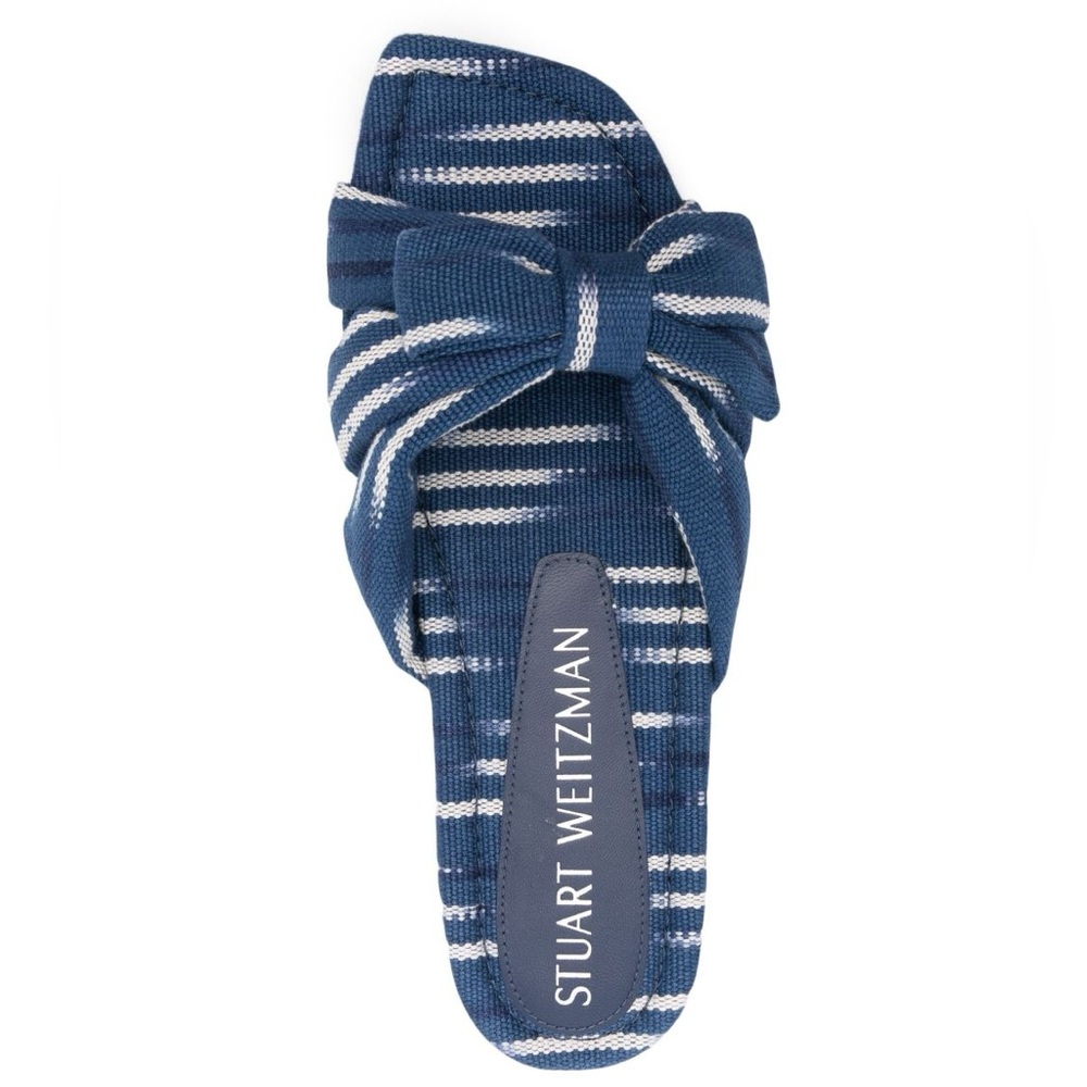 Stuart Weitzman Sofia Slides in Indigo Size 7.5